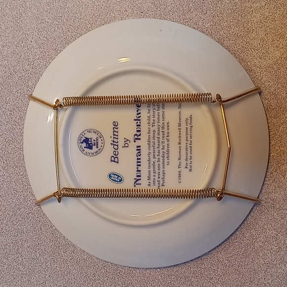 1984 Norman Rockwell 4pc Plate Set - Picture 9 of 9